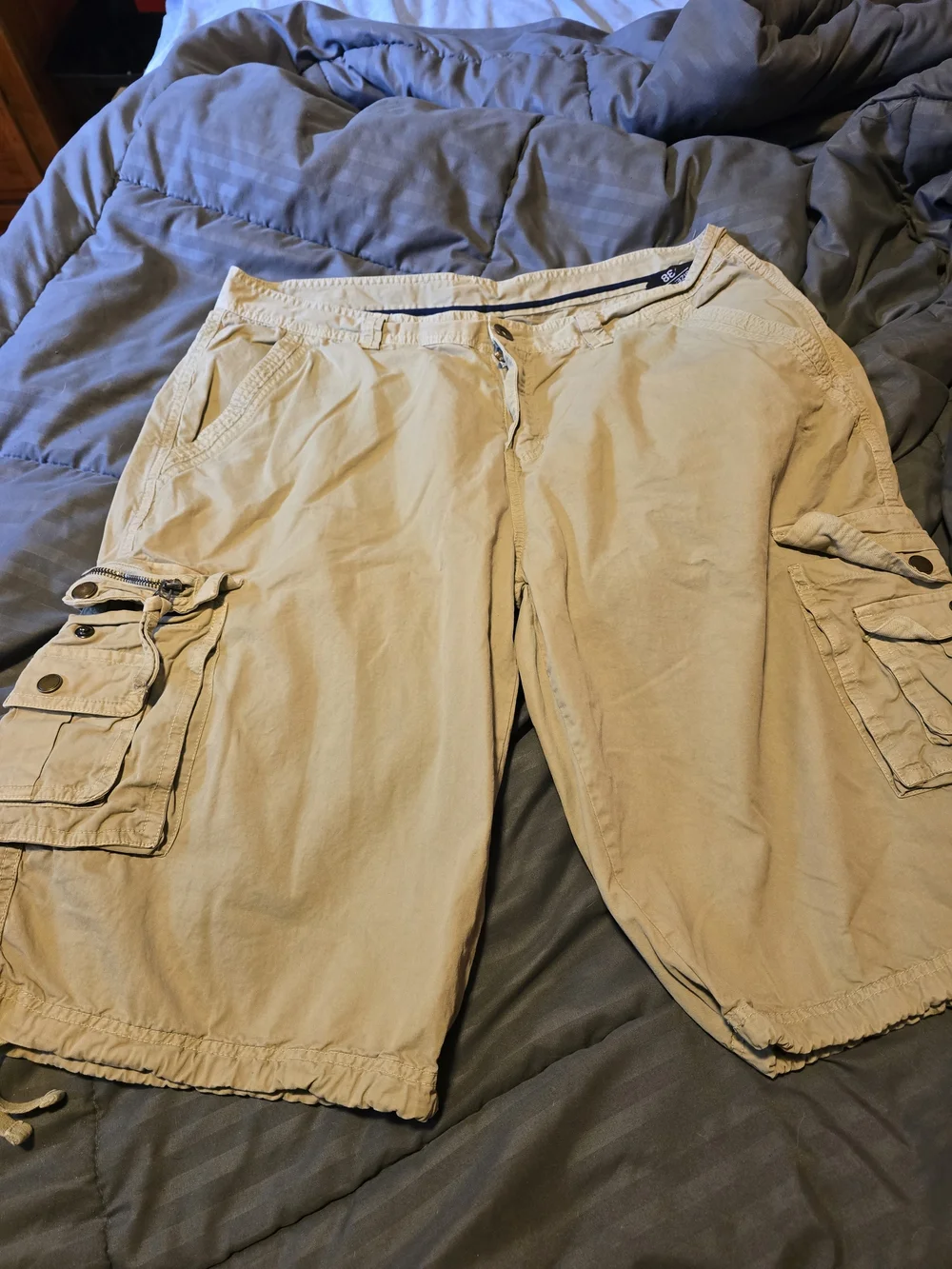 Lives In Khaki Cargo Short Men's Beige